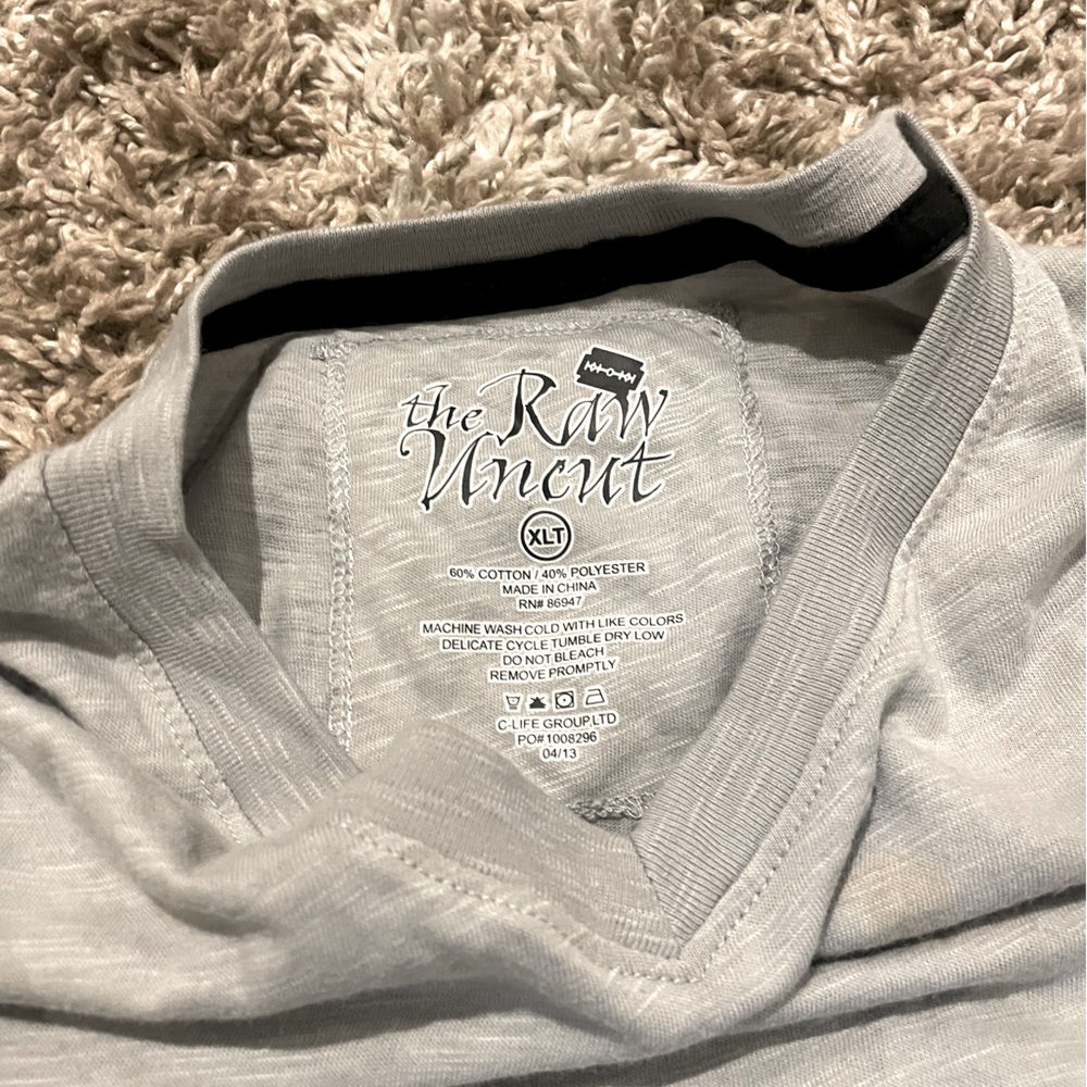 The raw uncut v-neck tee NWT! Super soft
